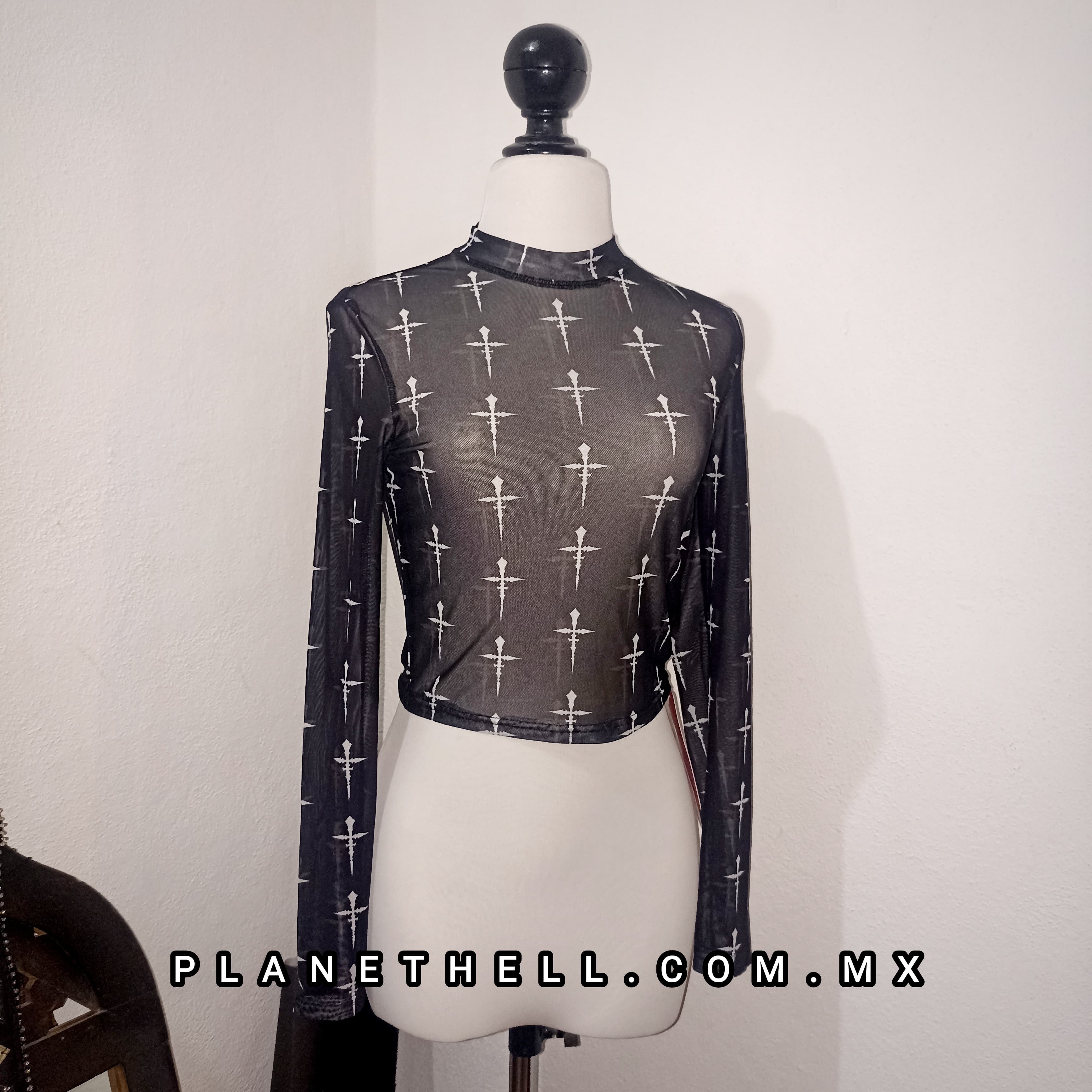 PLAYERA - CRUCES MESH